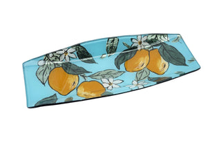 Sicilian Zest Glass Long Rectanguar Dish In Gift Box - Hstrends