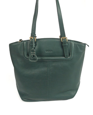 Sienna Zip Top Tote Shopper Bag for Women - Handmade by Saddler - Hstrends