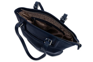 Sienna Zip Top Tote Shopper Bag for Women - Handmade by Saddler - Hstrends