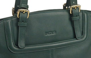 Sienna Zip Top Tote Shopper Bag for Women - Handmade by Saddler - Hstrends
