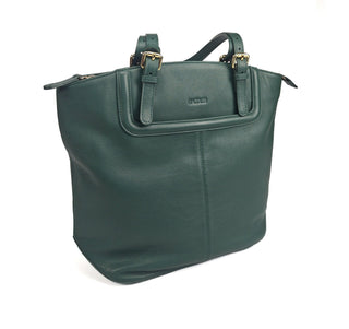 Sienna Zip Top Tote Shopper Bag for Women - Handmade by Saddler - Hstrends