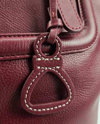 Sienna Zip Top Tote Shopper Bag for Women - Handmade by Saddler - Hstrends
