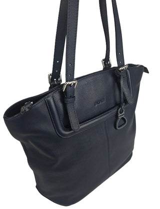 Sienna Zip Top Tote Shopper Bag for Women - Handmade by Saddler - Hstrends