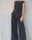 Black top + pants suit