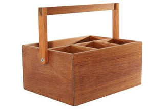 Socorro Acacia Cutlery Caddy - Hstrends