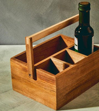 Socorro Acacia Cutlery Caddy - Hstrends