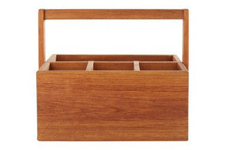 Socorro Acacia Cutlery Caddy - Hstrends