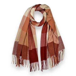 Soft Festive Multi Check Winter Scarf - Hstrends