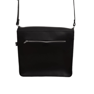 Soft Tannery Leather Messenger - Black - Hstrends