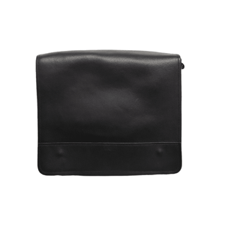 Soft Tannery Leather Messenger - Black - Hstrends