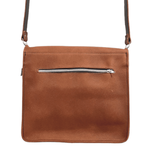 Soft Tannery Leather Messenger - Tan - Hstrends