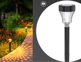 Solar Powered Waterproof Garden Pathway Projection Light - Hstrends