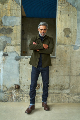 Southend Shacket Unlined - Olive Moleskin - Hstrends