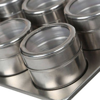 Spice Jars Magnetic Tray With Oblong Tray - Hstrends