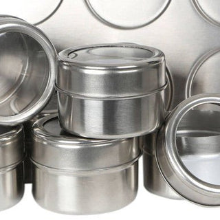 Spice Jars Magnetic Tray With Oblong Tray - Hstrends