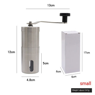 Stainless Steel Hand-Crank Coffee Bean Grinder - Hstrends
