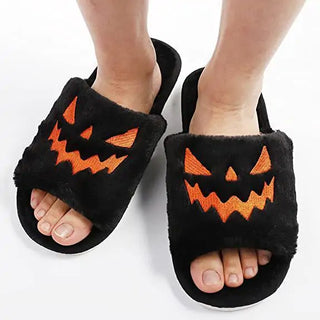 Halloween Pumpkin Slippers in various colours