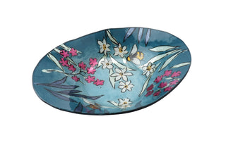 The Beekeeper Glass Large Oval Bowl in Gift Box - Hstrends