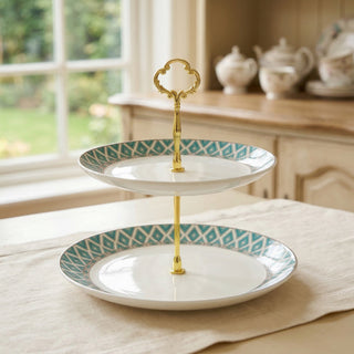 The Edwardian Bone China Cake Stand - Hstrends