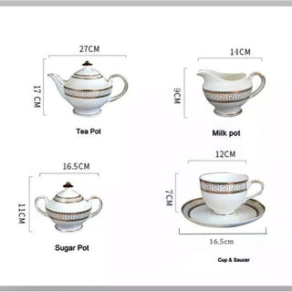 The Glamour Bone China Tea Set - Hstrends