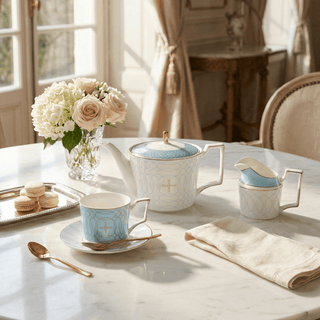 The Regent Blue Tea Set - Hstrends