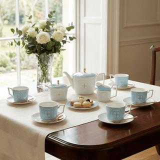 The Regent Blue Tea Set - Hstrends