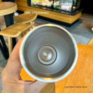 Thermal Water Bottle with Straw 750/600ML Stainless Steel Bottle Keeps Cold and Heat High Capacity Thermal Mug Thermos Bottle - Hstrends