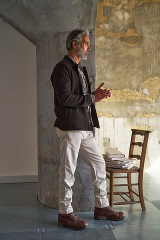 Theydon Overshirt - Chocolate Waffle - Hstrends