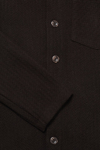 Theydon Overshirt - Chocolate Waffle - Hstrends