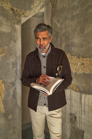 Theydon Overshirt - Chocolate Waffle - Hstrends