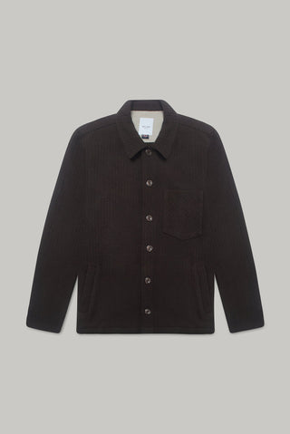 Theydon Overshirt - Chocolate Waffle - Hstrends