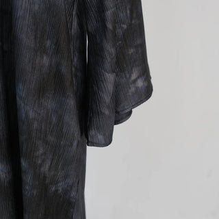 Tie - dye Printed Kaftan Robe Cardigan style Kimono Abaya dress - Hstrends