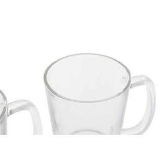 Torta Set Of Four Glass Clear Glass Mugs - Hstrends