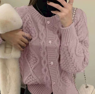 Twist Knit Cardigan for women - Hstrends