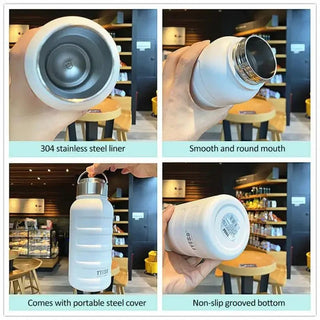 Tyeso Thermos Water Bottle 1000ml 750ml 360ml Double Stainless Steel Vacuum Flask - Hstrends