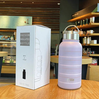 Tyeso Thermos Water Bottle 1000ml 750ml 360ml Double Stainless Steel Vacuum Flask - Hstrends