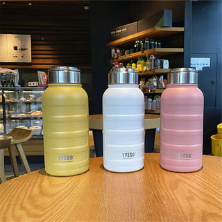 Tyeso Thermos Water Bottle 1000ml 750ml 360ml Double Stainless Steel Vacuum Flask - Hstrends
