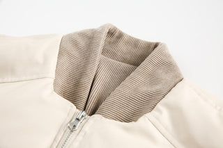 Unisex PU Stitching Cotton - Padded Jacket - Hstrends