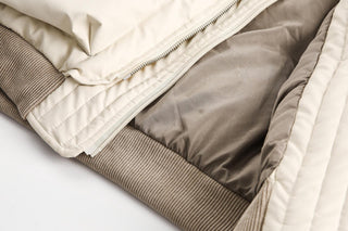 Unisex PU Stitching Cotton - Padded Jacket - Hstrends