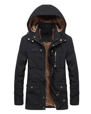 Men's Winter Fleece Thick Windbreaker Jacket