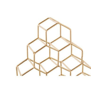 Vertex 10 Bottle Gold Finish Spice Rack - Hstrends