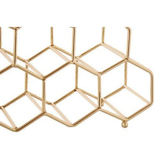 Vertex 10 Bottle Gold Finish Spice Rack - Hstrends