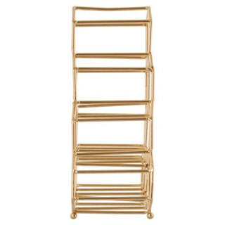 Vertex 10 Bottle Gold Finish Spice Rack - Hstrends