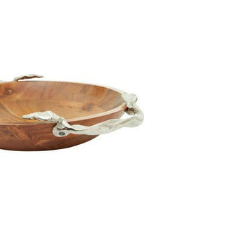 Vine Acacia Wood Serving Bowl - Hstrends