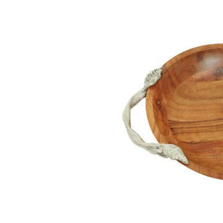 Vine Acacia Wood Serving Bowl - Hstrends