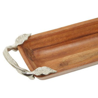 Vine Acacia Wood Small Rectangular Serving Dish - Hstrends