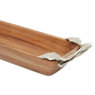 Vine Acacia Wood Small Rectangular Serving Dish - Hstrends
