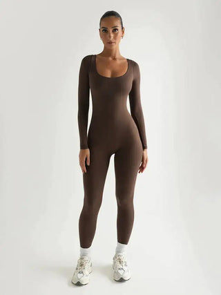 Viral On The Go Long Sleeve Jumpsuit - Hstrends