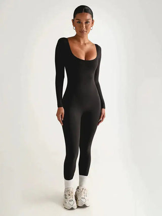 Viral On The Go Long Sleeve Jumpsuit - Hstrends