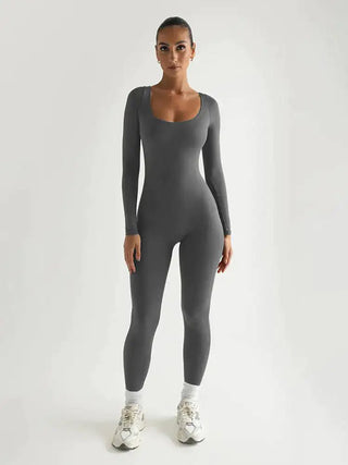 Viral On The Go Long Sleeve Jumpsuit - Hstrends